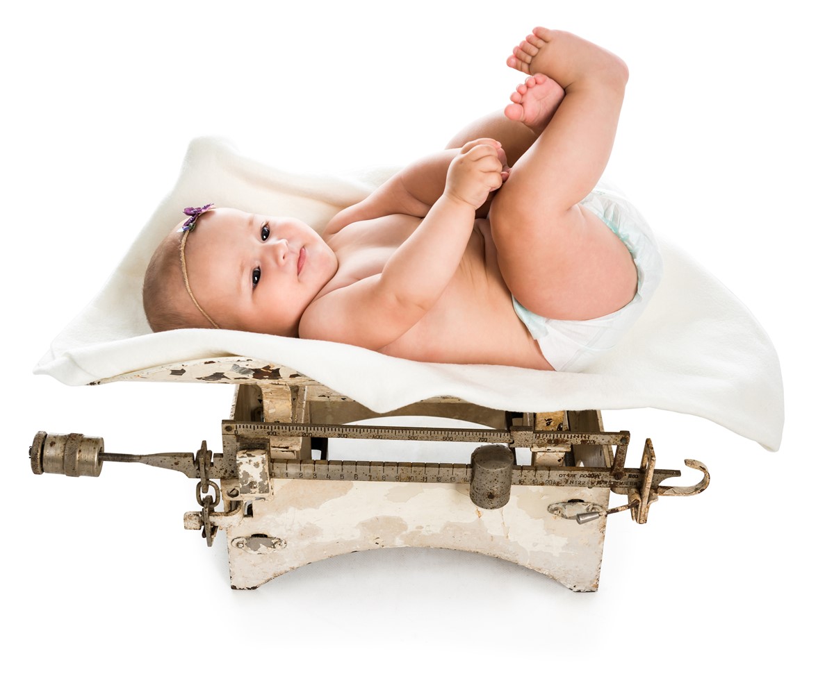 Pèse-bébés mécanique