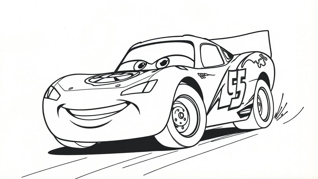cars à colorier
