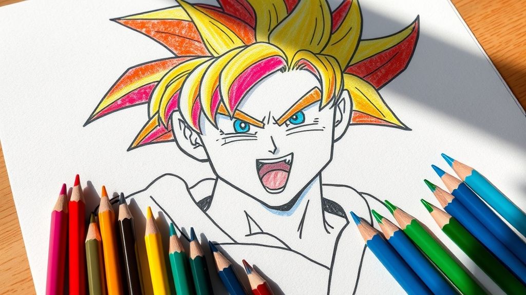 coloriage DBZ