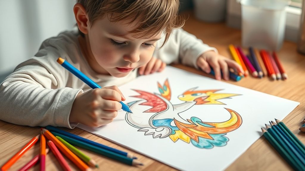 coloriage Pokemon légendaire