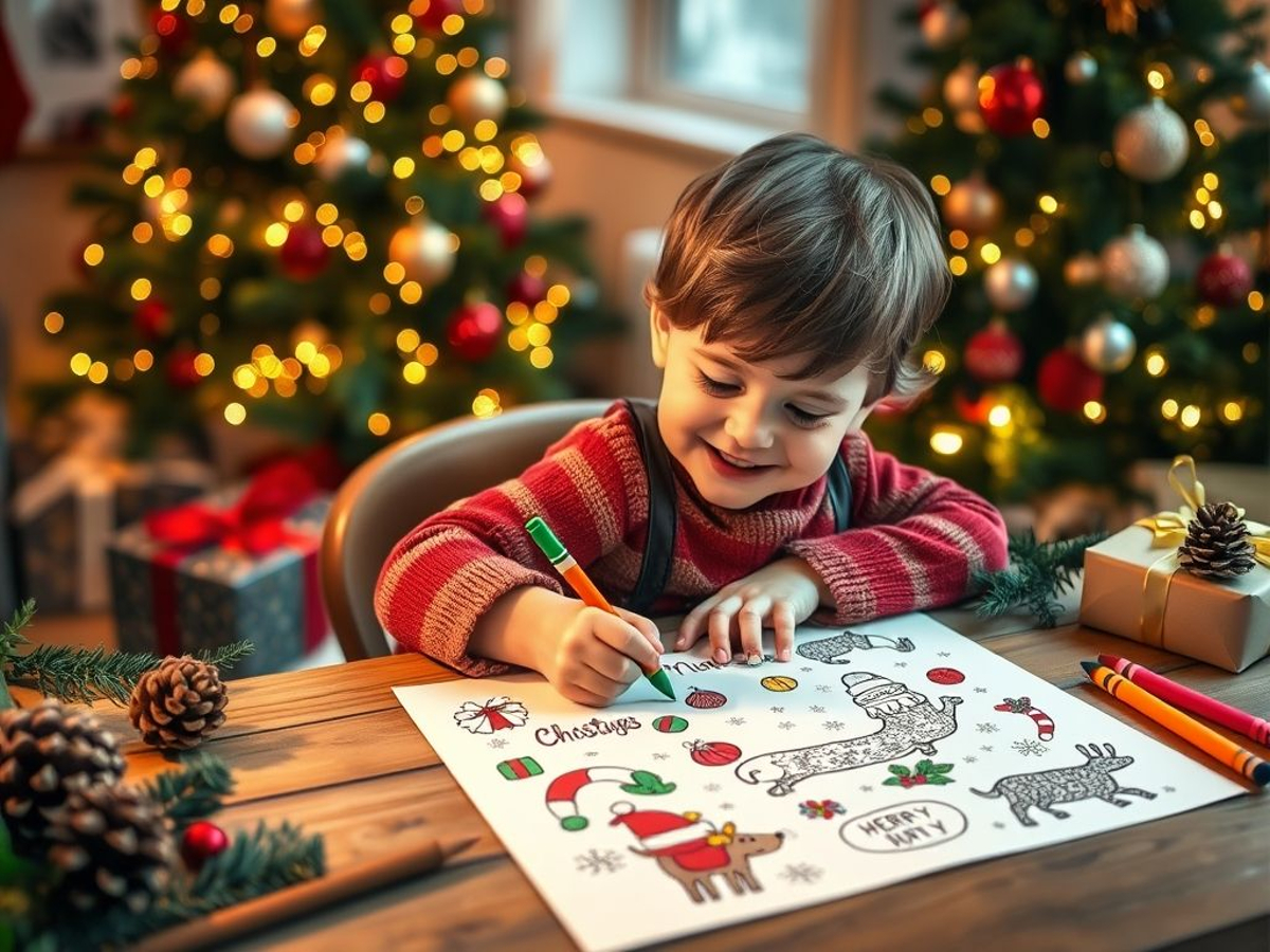coloriage de noël