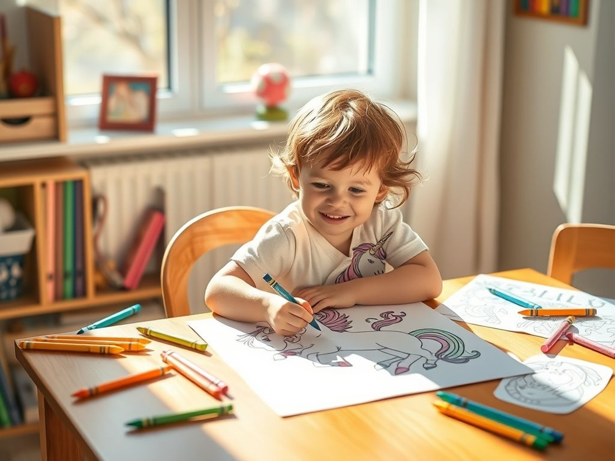 coloriage licorne