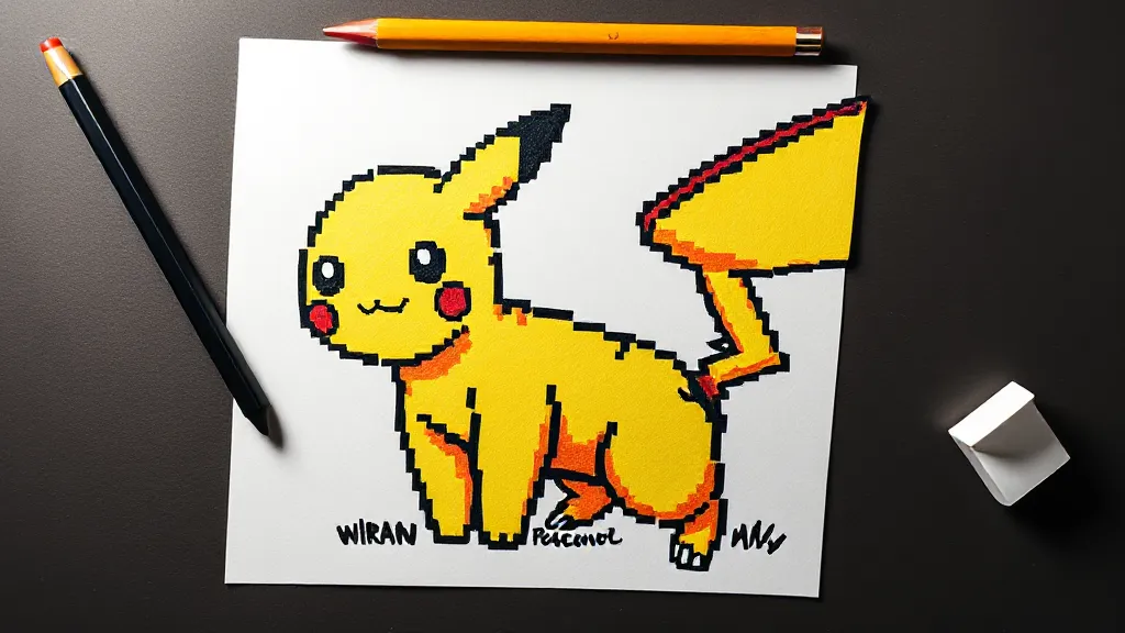 pixel art de Pokémon