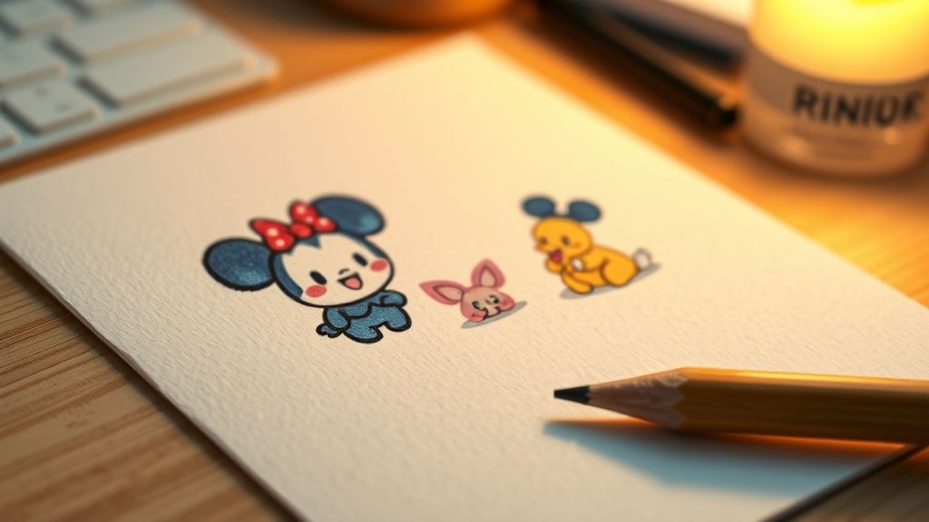 pixel art kawaii Disney