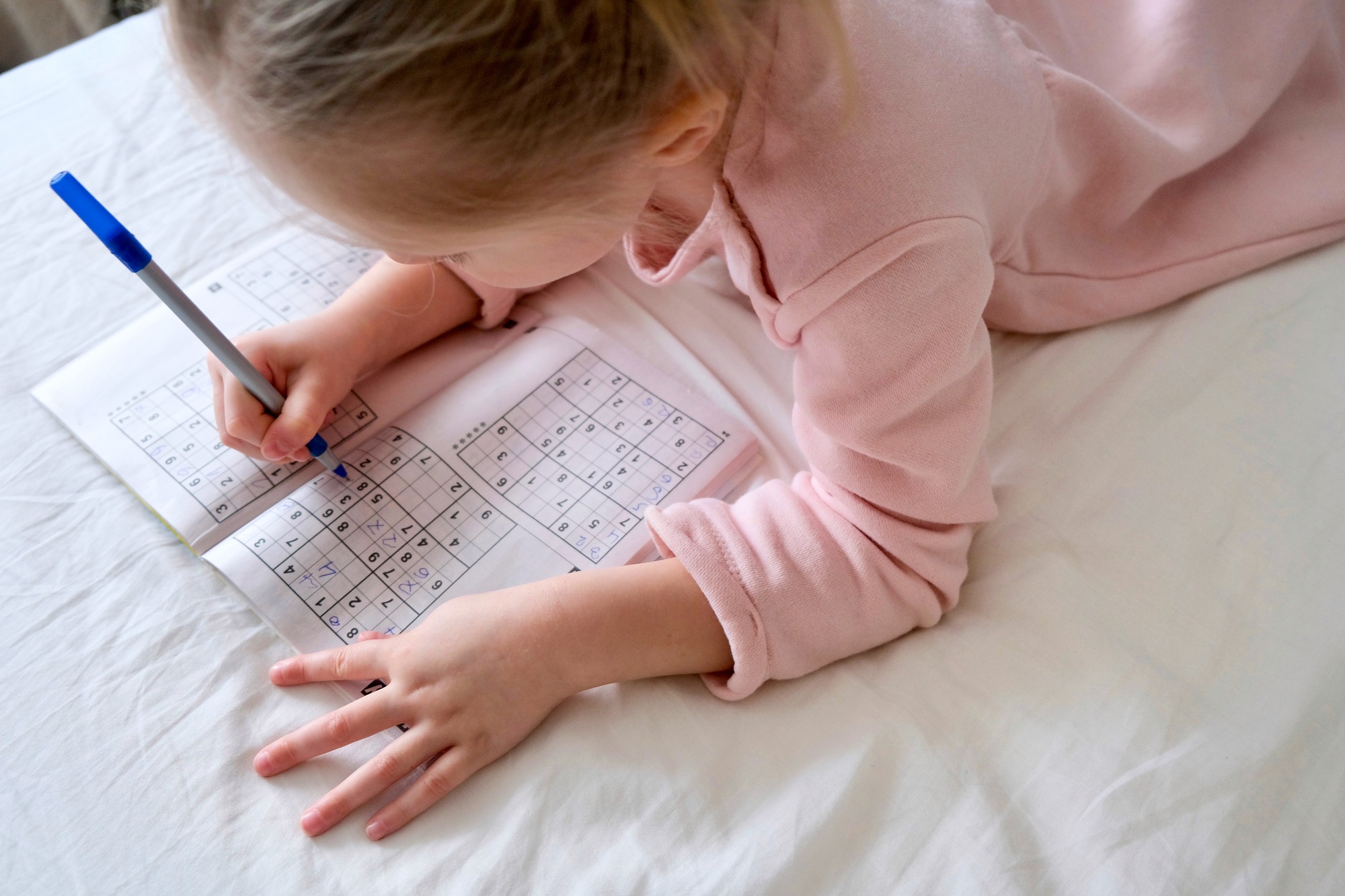 Children playing in sudoku