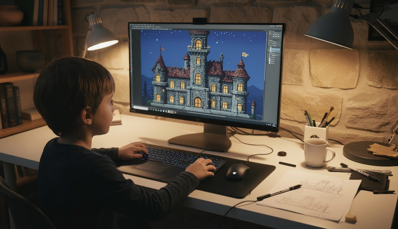 pixel art Harry Potter