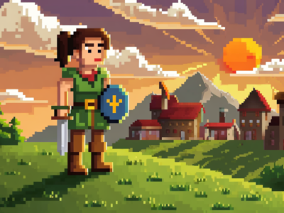 modèles pixel art