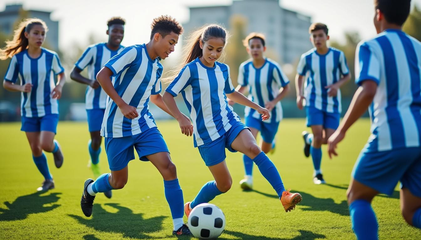 découvrez le maillot de foot ronaldo chez decathlon, idéal pour tous les fans de football. affichez votre soutien à la star du football tout en profitant d'un confort optimal et d'un style unique sur le terrain.