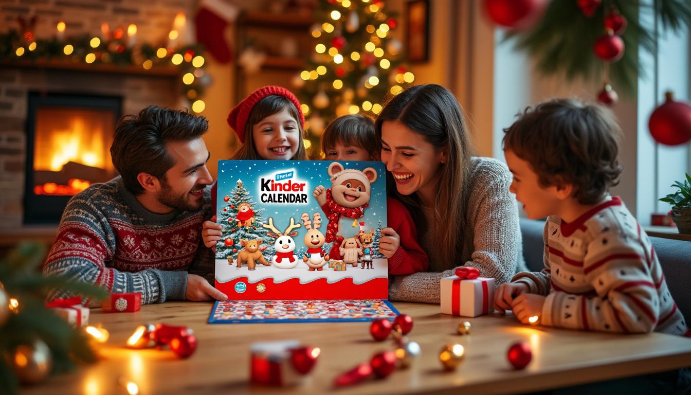 découvrez pourquoi le calendrier de l’avent kinder à partager est l'accessoire incontournable de vos fêtes de fin d'année. à travers des moments de partage et de gourmandise, faites plaisir à vos proches tout en savourant des chocolats de qualité. ne manquez pas cette expérience festive qui émerveillera petits et grands !