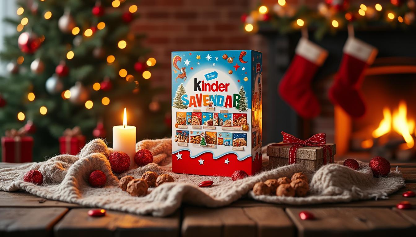 découvrez pourquoi le calendrier de l'avent kinder à partager est l'incontournable des fêtes ! parfait pour savourer des moments de joie en famille et entre amis, ce calendrier offre une expérience festive unique avec ses délicieuses surprises chocolatées. ne manquez pas cette tradition attendue pour créer des souvenirs inoubliables pendant la période de noël !