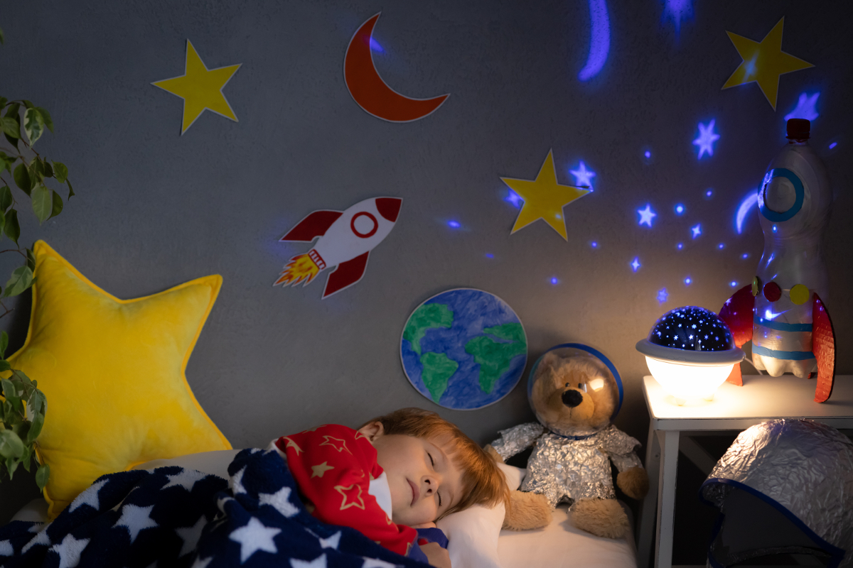 veilleuse avec projecteur