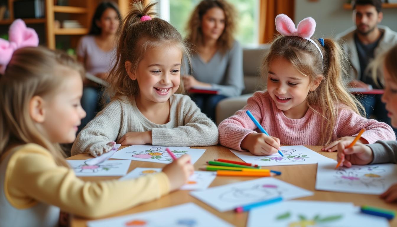 téléchargez gratuitement les meilleurs coloriages de pâques en pdf et offrez à vos enfants des heures d'amusement créatif avec des dessins variés et faciles à imprimer.