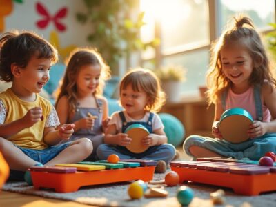 découvrez comment l'activité musicale pour les enfants de 3 à 5 ans favorise leur éveil sensoriel, stimule la créativité et contribue au développement global de l'enfant grâce à des expériences ludiques et éducatives.