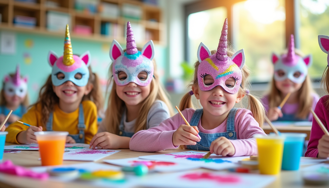offrez à vos enfants des moments inoubliables avec notre masque licorne à imprimer gratuitement ! facile à réaliser, il est parfait pour les fêtes, anniversaires ou après-midis créatifs.