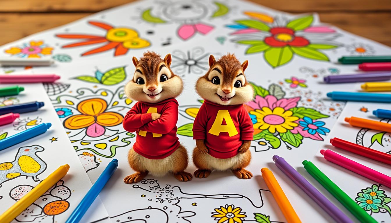 découvrez notre sélection des meilleurs livres de coloriage alvin et les chipmunks pour amuser et stimuler la créativité des enfants. parfaits pour offrir et passer des moments ludiques en famille !