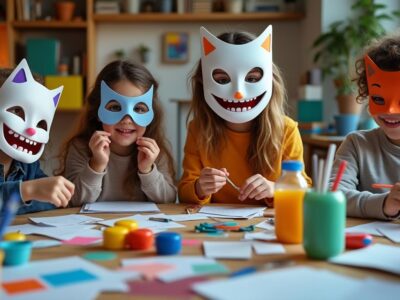 apprenez à organiser un atelier créatif de création de masques rigolos pour enfants ou adultes. découvrez des conseils pratiques, des idées d'activités et du matériel nécessaire pour un moment de créativité et de fun assuré !
