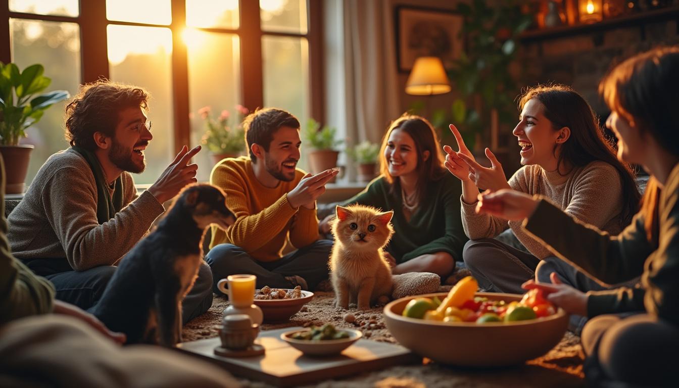 plongez dans l'univers fascinant de la charade des animaux et animez vos soirées entre amis ou en famille grâce à ce jeu ludique et convivial, idéal pour petits et grands !