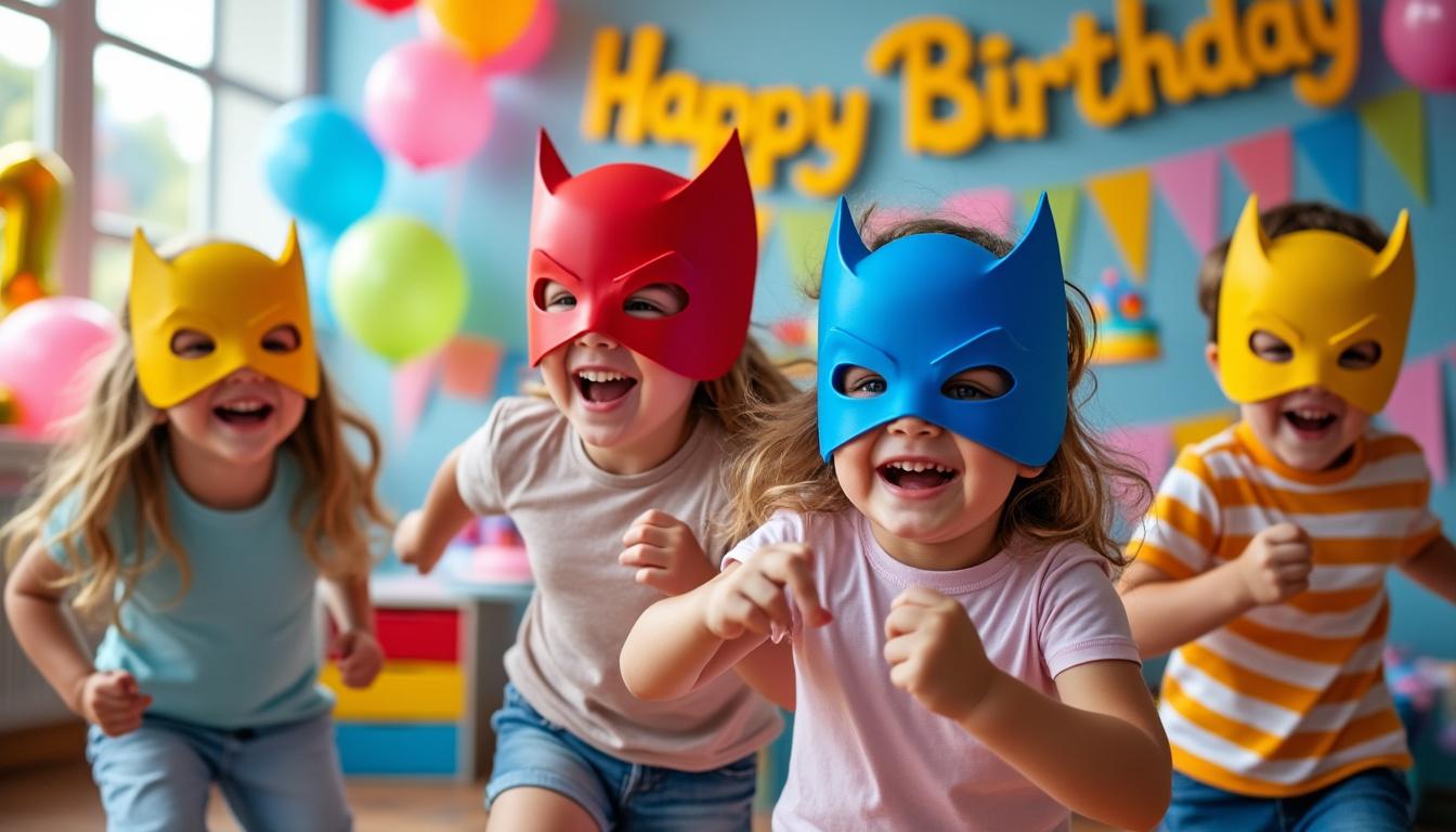 découvrez les atouts des masques super héros à imprimer : une solution ludique et économique pour stimuler la créativité des enfants et enrichir leurs jeux d’imitation à la maison ou à l’école !