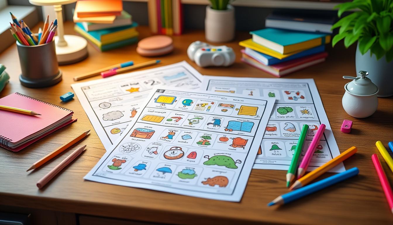 découvrez notre sélection du top 10 des devoirs cp à imprimer, idéale pour un soutien scolaire efficace et ludique à la maison.