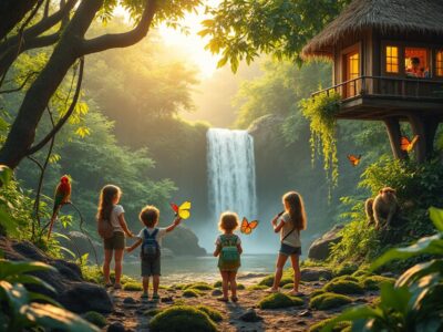 découvrez les meilleurs thèmes pour une fête d'anniversaire enfantine placée sous le signe de l'aventure dans la jungle, avec des idées de décoration, jeux et activités pour une célébration inoubliable.