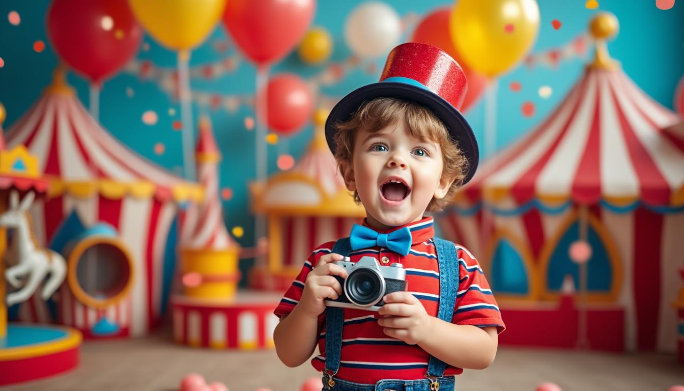 découvrez comment capturer les moments forts d'une fête d'enfants sur le thème cirque grâce à des conseils photo pratiques pour des souvenirs inoubliables.