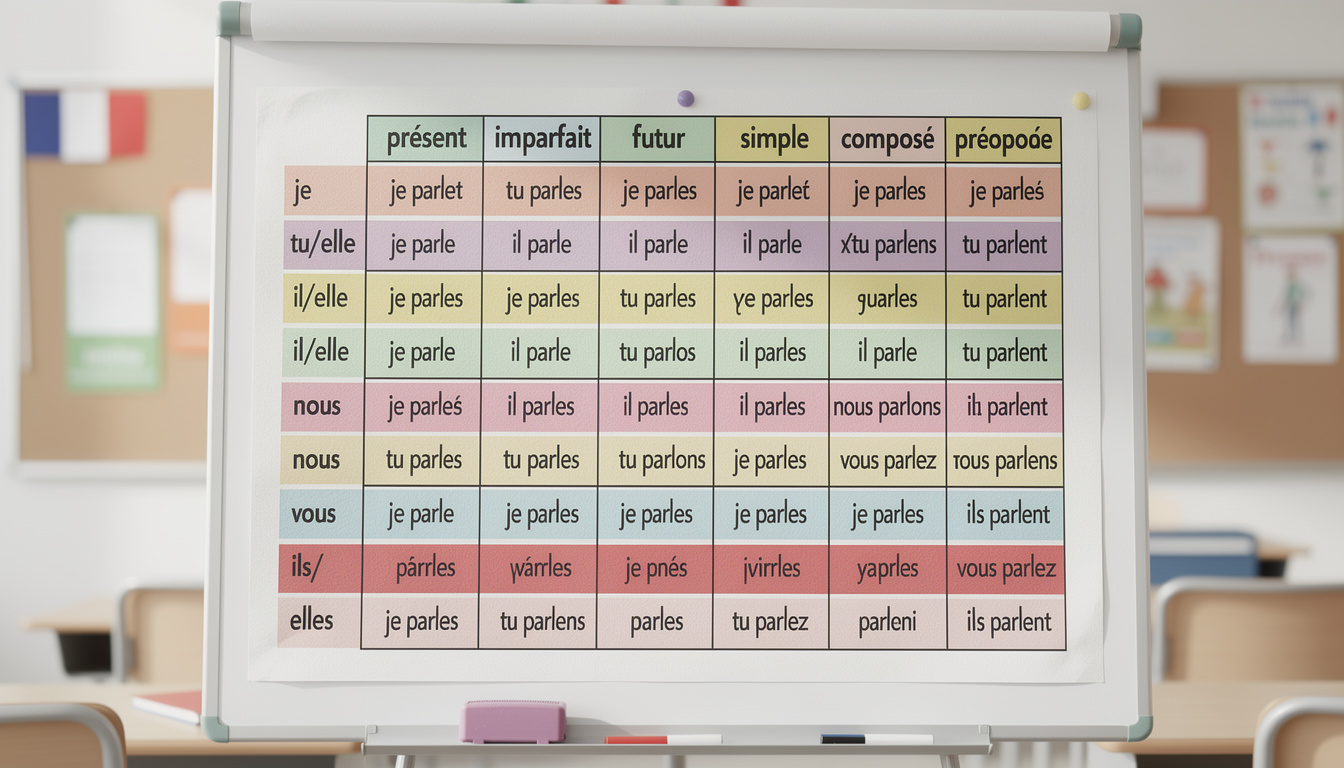 découvrez les avantages d'imprimer le tableau de conjugaison pour aider les étudiants à mieux apprendre, mémoriser et réviser efficacement les verbes en français.