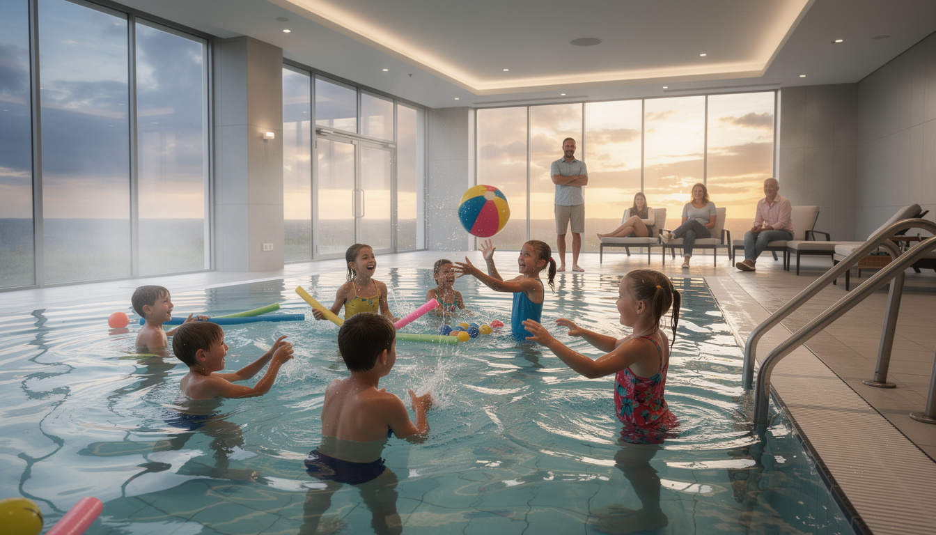 découvrez les tendances actuelles pour organiser une fête d'anniversaire réussie dans une piscine couverte moderne, avec des idées ludiques et sécurisées pour enfants.