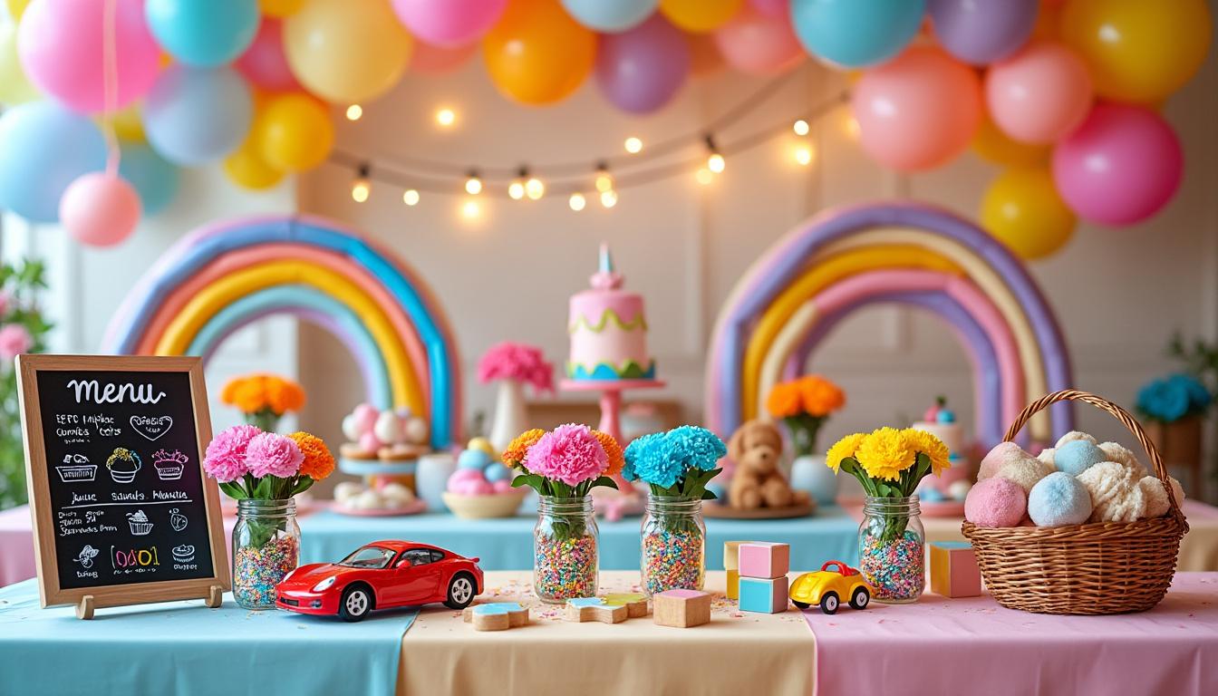 découvrez les avantages d'une déco de table enfantine pour vos réceptions et créez une ambiance ludique et conviviale qui plaira aussi bien aux petits qu'aux grands.