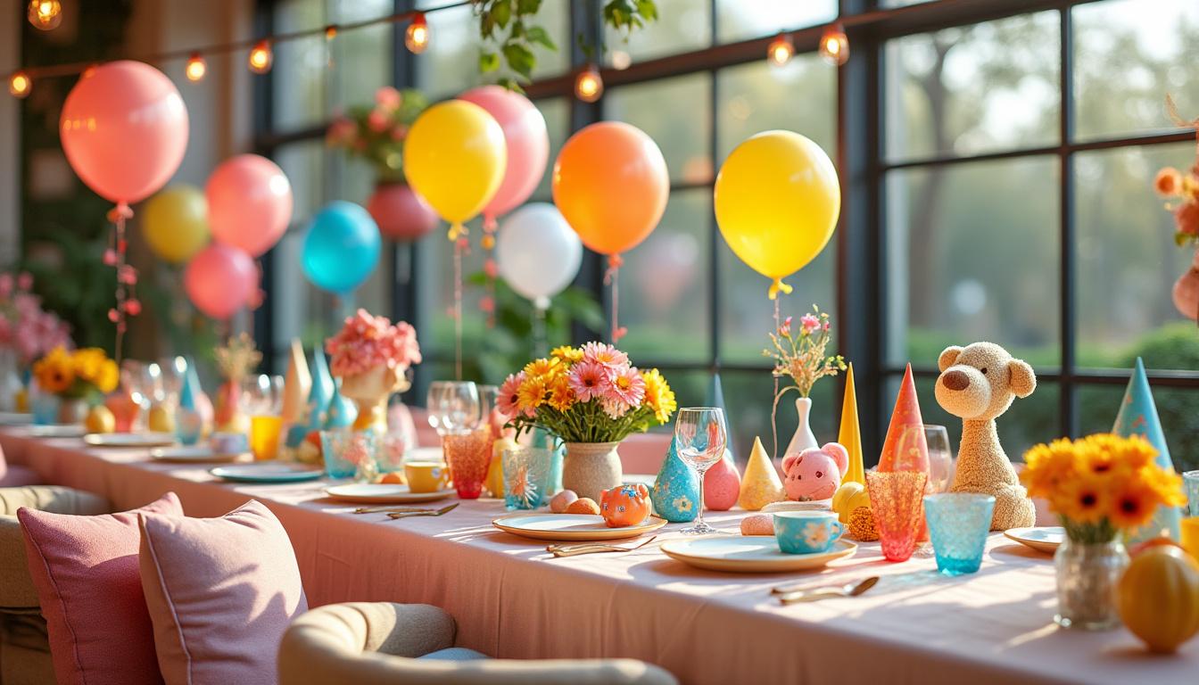 découvrez pourquoi choisir une décoration de table enfantine lors de vos réceptions crée une ambiance joyeuse et conviviale, parfaite pour émerveiller petits et grands invités.