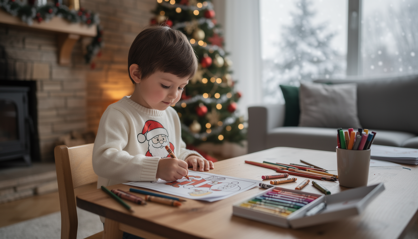 dessin du père Noël