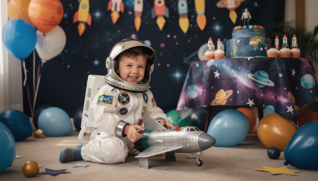 découvrez des activités éducatives ludiques sur le thème astronaute pour rendre l'anniversaire de votre enfant à la fois amusant et instructif.