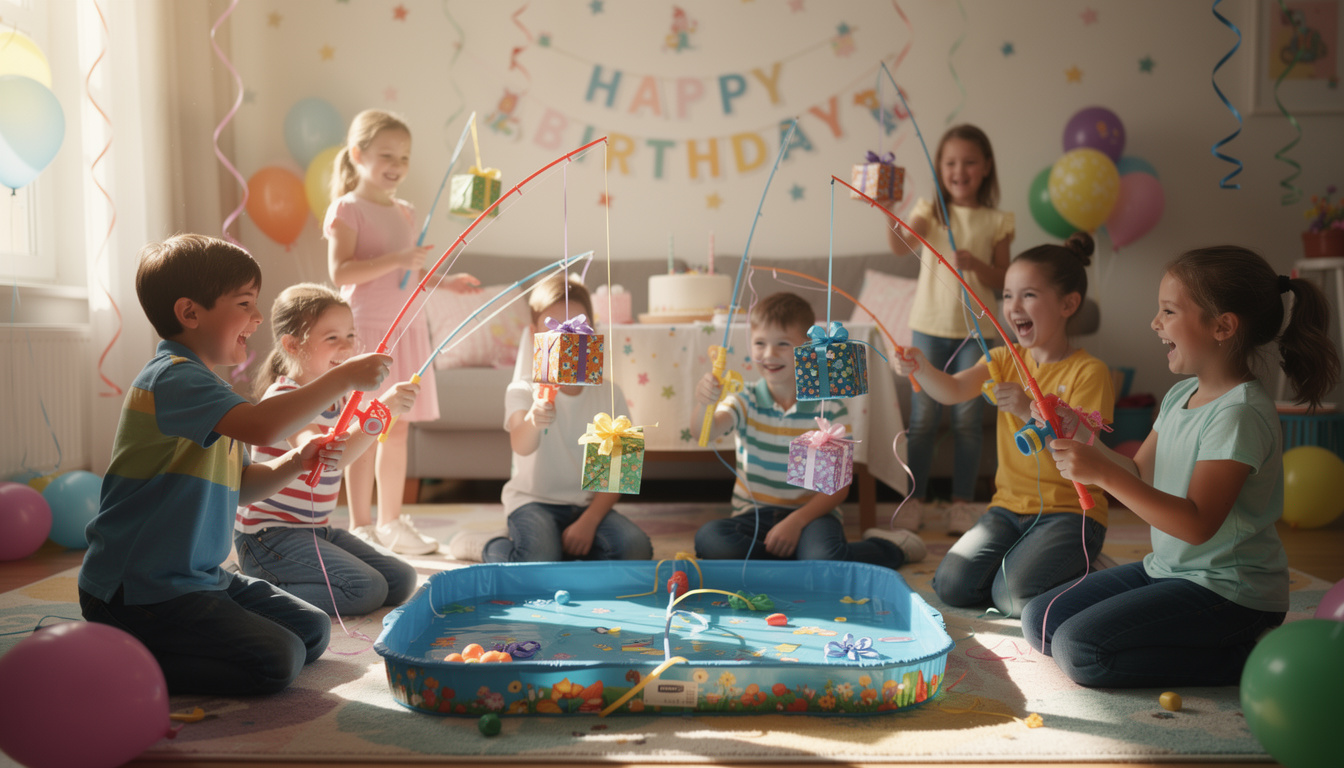 découvrez comment la pêche à la ligne peut animer un anniversaire d'enfant, en créant des moments ludiques et mémorables tout en favorisant la convivialité et le plaisir.