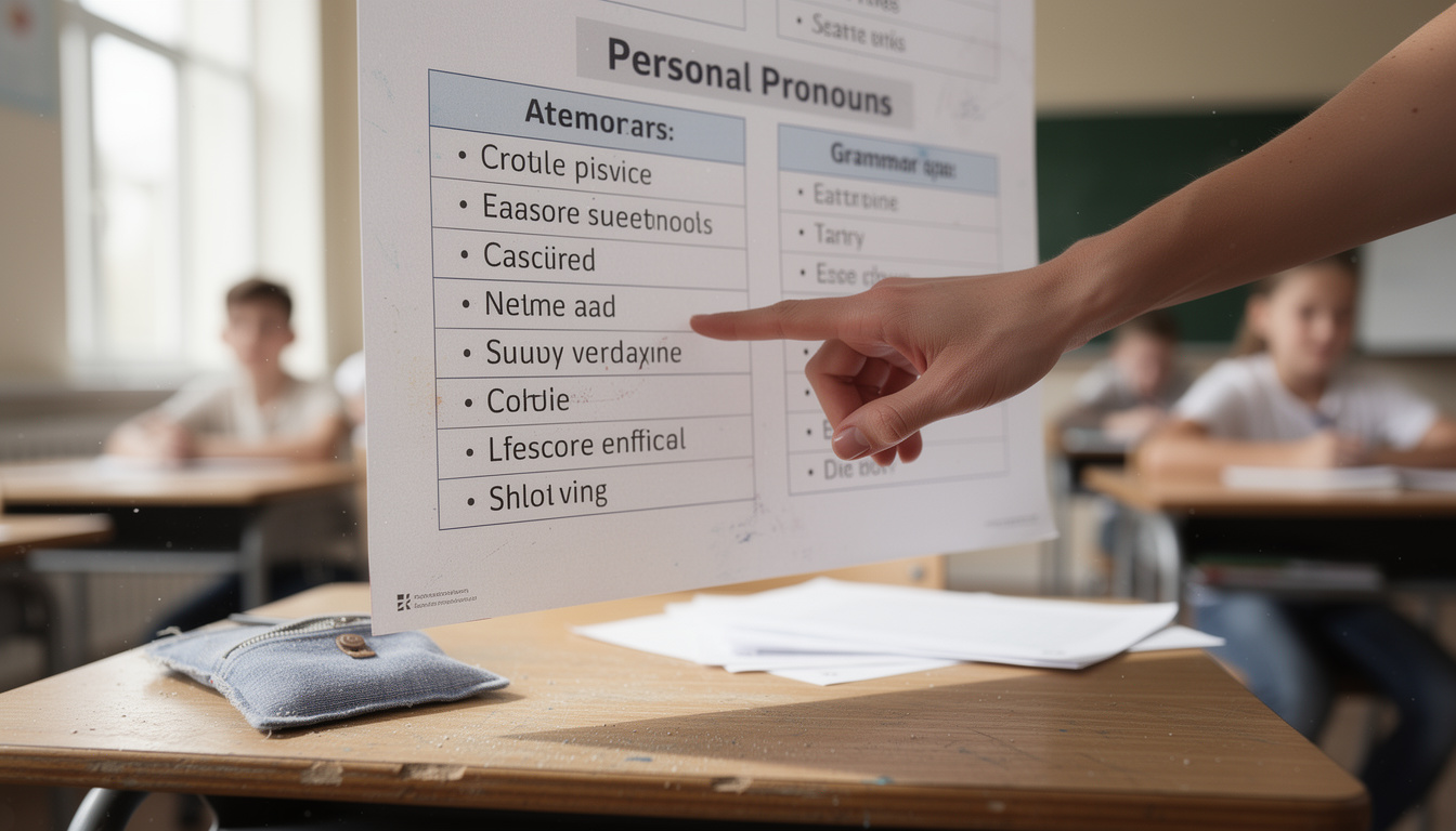 découvrez notre tableau des pronoms personnels, un outil indispensable pour faciliter l'apprentissage de la grammaire en cours. idéal pour enseignants et élèves.