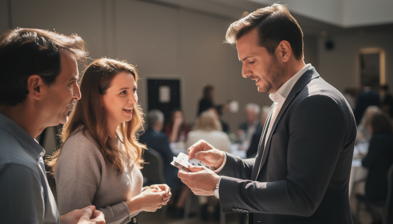 découvrez comment un tour de magie interactif peut captiver vos invités et transformer votre événement en une expérience inoubliable et pleine d'émotions.