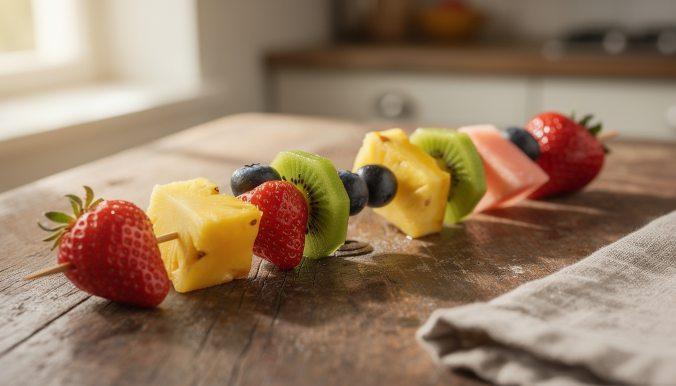 découvrez notre guide pas à pas pour créer des brochettes de fruits colorées et savoureuses, parfaites pour étonner et ravir vos invités lors de toutes vos occasions.