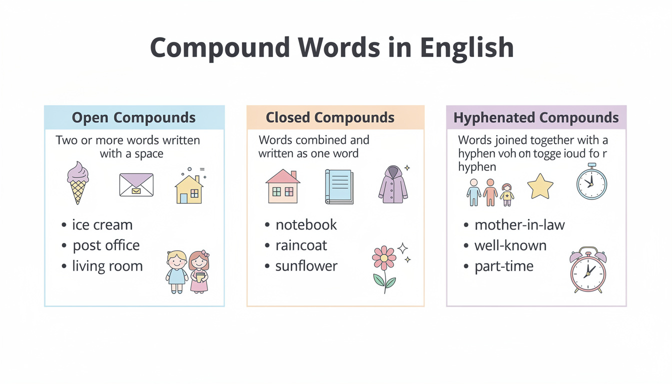 téléchargez notre pdf gratuit pour découvrir et apprendre les mots composés en anglais, idéal pour enrichir votre vocabulaire rapidement et facilement.