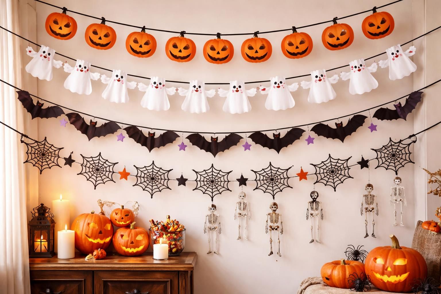 découvrez notre sélection des meilleures guirlandes halloween à imprimer gratuitement pour décorer votre maison et créer une ambiance festive et effrayante facilement.