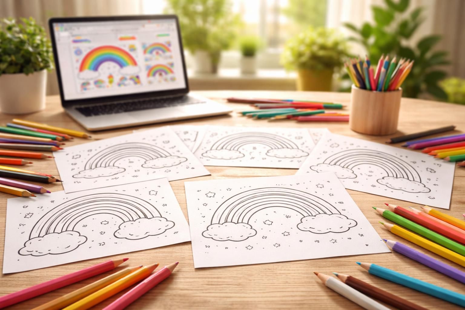 découvrez les meilleurs sites pour télécharger gratuitement et imprimer des arcs-en-ciel à colorier, parfaits pour petits et grands artistes.