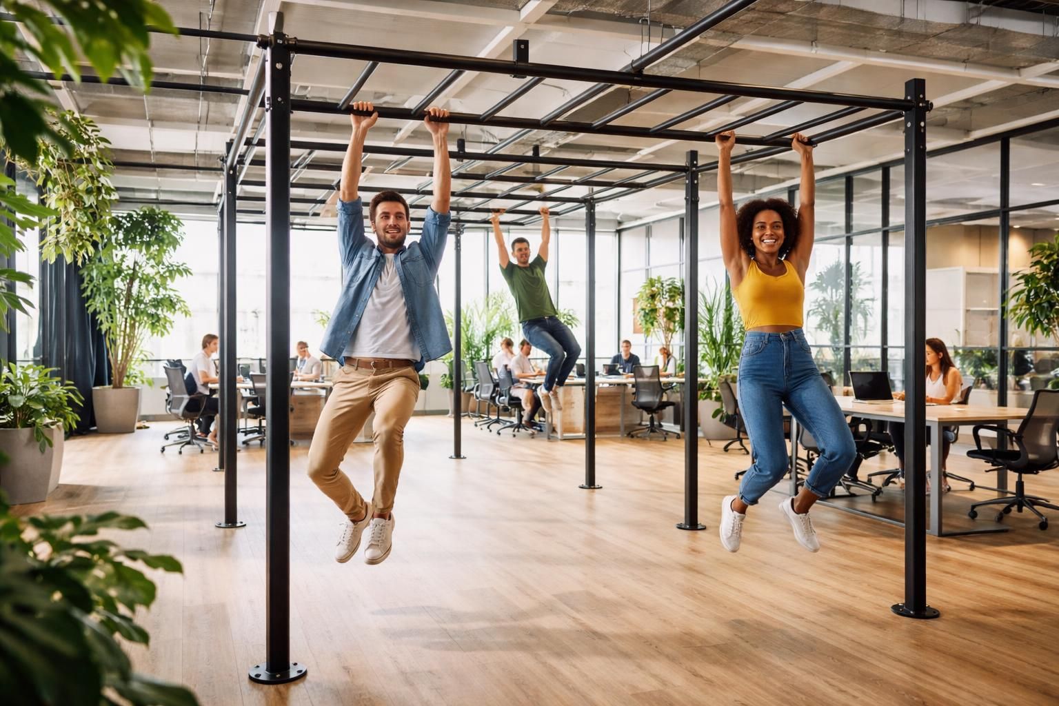 découvrez comment le monkey barring transforme les espaces de travail en alliant design innovant et bien-être au bureau. adoptez cette tendance révolutionnaire pour dynamiser votre environnement professionnel.