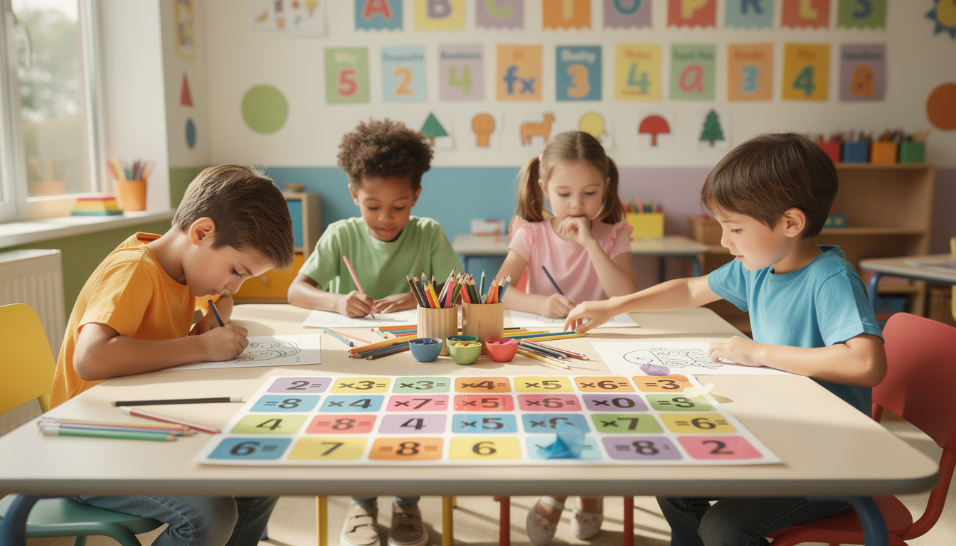 découvrez des astuces efficaces pour réussir avec le coloriage magique, en maîtrisant la table de 4 tout en rendant l'apprentissage ludique et agréable pour tous.