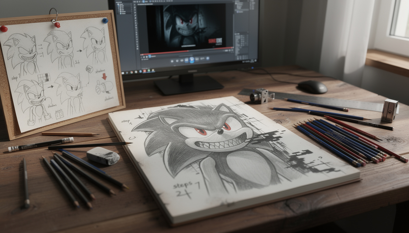 apprenez à dessiner sonic exe avec des techniques adaptées à tous les niveaux, du débutant à l'expert. suivez nos astuces pas à pas pour maîtriser ce personnage unique.