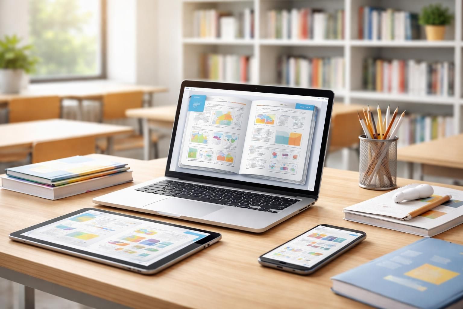 didactibook propose des manuels scolaires numériques interactifs, adaptés à tous les niveaux, pour faciliter l'apprentissage et enrichir l'expérience éducative.