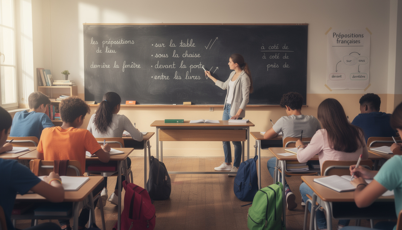 découvrez un tableau comparatif clair des prépositions françaises, spécialement conçu pour les anglophones, pour faciliter votre apprentissage du français.