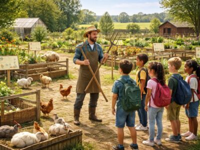 découvrez comment les fermes pédagogiques locales contribuent à sensibiliser et éduquer à l'environnement, en rapprochant enfants et adultes de la nature et des pratiques durables.