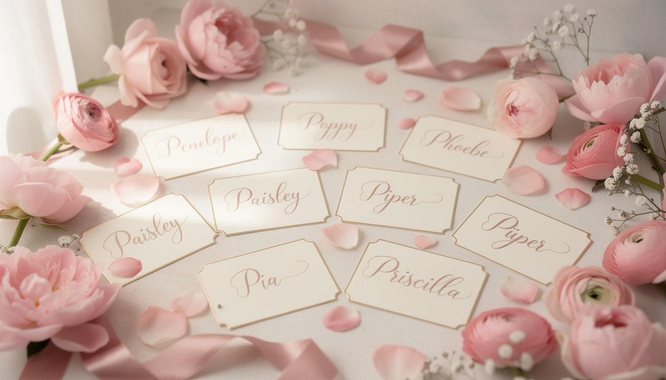 découvrez notre guide ultime des prénoms de fille commençant par la lettre p, avec une liste complète et inspirante pour trouver le prénom parfait.