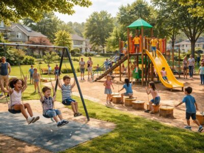 découvrez comment les plaines de jeux à proximité encouragent l'interaction sociale et le développement des compétences sociales chez les enfants.