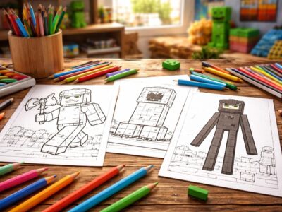 téléchargez et imprimez les meilleurs coloriages minecraft, parfaits pour tous les fans souhaitant exprimer leur créativité avec leurs personnages et scènes préférés.